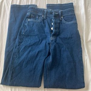 Straight Jeans, with button fly!